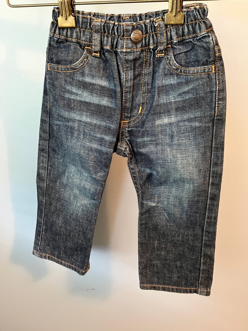 Classic Dark Wash Men’s Jeans - Blue